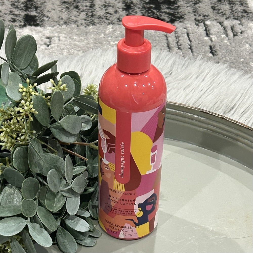 Pure Romance Champagne Soirée Nourishing Body Lotion NEW 12Fl Oz